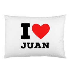 I Love Juan Pillow Case (two Sides) by ilovewhateva