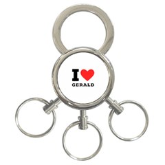 I Love Gerald 3-ring Key Chain by ilovewhateva