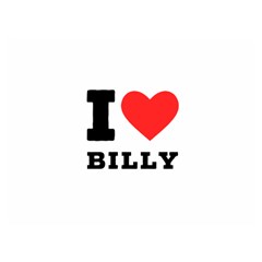 I Love Billy Premium Plush Fleece Blanket (extra Small) by ilovewhateva