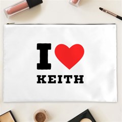 I Love Keith Cosmetic Bag (xxl) by ilovewhateva