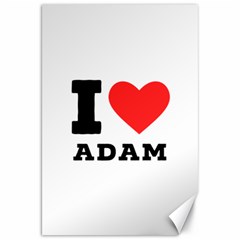 I Love Adam  Canvas 20  X 30  by ilovewhateva