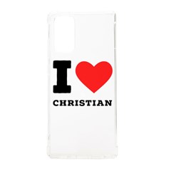 I Love Christian Samsung Galaxy Note 20 Tpu Uv Case by ilovewhateva