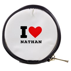 I Love Nathan Mini Makeup Bag by ilovewhateva