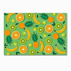 Fruit Tropical Pattern Design Art Postcard 4 x 6  (pkg Of 10) by danenraven