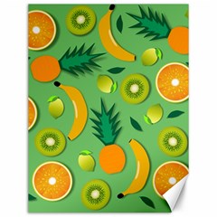 Fruit Tropical Pattern Design Art Canvas 12  X 16  by danenraven