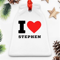 I Love Stephen Bell Ornament (two Sides) by ilovewhateva