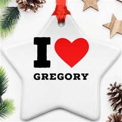 I Love Gregory Ornament (star) by ilovewhateva