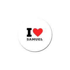 I Love Samuel Golf Ball Marker by ilovewhateva