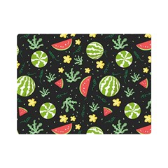 Watermelon Berries Patterns Pattern Premium Plush Fleece Blanket (mini) by Semog4