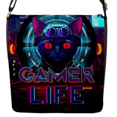 Gamer Life Flap Closure Messenger Bag (s) by minxprints