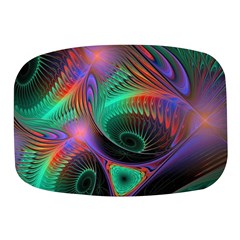 Circle Art 3d Artwork Graphics Vortex Colorful Digital Art Mini Square Pill Box by Semog4