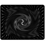 Abstract Mandala Twirl Two Sides Fleece Blanket (Medium) 58.8 x47.4  Blanket Back