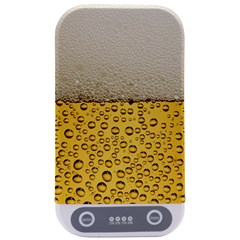 Texture Pattern Macro Glass Of Beer Foam White Yellow Art Sterilizers by Semog4