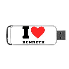 I Love Kenneth Portable Usb Flash (one Side) by ilovewhateva