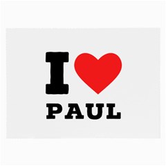 I Love Paul Large Glasses Cloth by ilovewhateva