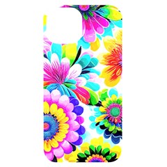 Flower Floral Flora Dais Rose Iphone 14 Black Uv Print Case by Jancukart