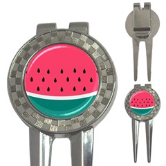 Watermelon Fruit Pattern 3-in-1 Golf Divots by Semog4