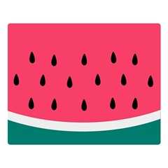 Watermelon Fruit Pattern Premium Plush Fleece Blanket (large) by Semog4