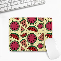 Watermelon Pattern Slices Fruit Small Mousepad by Semog4