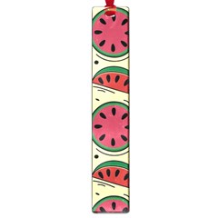 Watermelon Pattern Slices Fruit Large Book Marks by Semog4