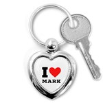 I love mark Key Chain (Heart) Front