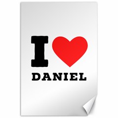 I Love Daniel Canvas 24  X 36  by ilovewhateva