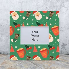 Colorful Funny Christmas Pattern White Box Photo Frame 4  X 6  by Semog4