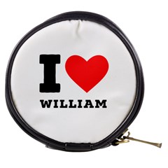 I Love William Mini Makeup Bag by ilovewhateva