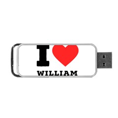 I Love William Portable Usb Flash (two Sides) by ilovewhateva