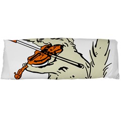 Cat Playing The Violin Art Body Pillow Case (dakimakura) by oldshool