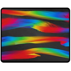 Colorful Background Two Sides Fleece Blanket (medium) by Semog4