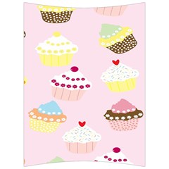 Cupcakes Wallpaper Paper Background Back Support Cushion by Semog4