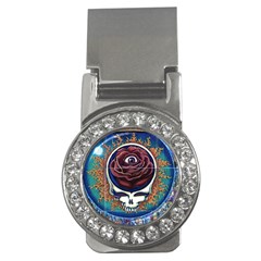 Grateful Dead Skull Rose Money Clips (cz)  by Semog4