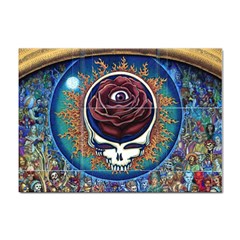 Grateful Dead Skull Rose Sticker A4 (100 Pack) by Semog4