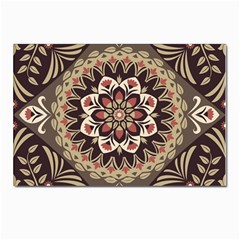 Seamless Pattern Floral Flower Postcard 4 x 6  (pkg Of 10) by Semog4