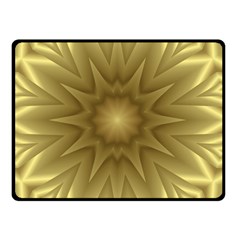 Background Pattern Golden Yellow Two Sides Fleece Blanket (small) by Semog4