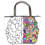 Brain Mind Aianatomy Bucket Bag Back