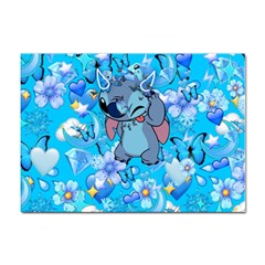 Blue Stitch Aesthetic Sticker A4 (100 Pack) by Salman4z