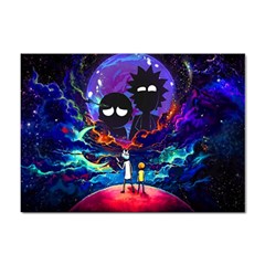 Rick And Morty In Outer Space Sticker A4 (10 Pack) by Salman4z