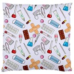 Medicine Large Premium Plush Fleece Cushion Case (Two Sides) Front