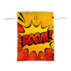 Explosion Boom Pop Art Style Lightweight Drawstring Pouch (s) by Sudheng