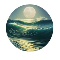 Ocean Sea Waves Tide Mini Round Pill Box (pack Of 3) by Simbadda