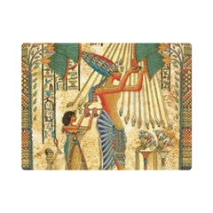 Egyptian Man Sun God Ra Amun Premium Plush Fleece Blanket (mini) by Celenk