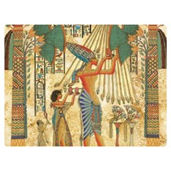 Egyptian Man Sun God Ra Amun Premium Plush Fleece Blanket (extra Small) by Celenk