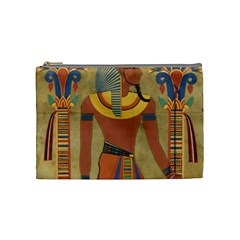 Egyptian Tutunkhamun Pharaoh Design Cosmetic Bag (medium) by Celenk