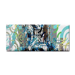 Abstract Acrylic Color Texture Watercolor Creative Hand Towel by Uceng