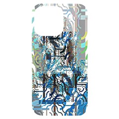 Abstract Acrylic Color Texture Watercolor Creative Iphone 14 Pro Max Black Uv Print Case by Uceng
