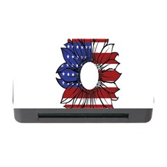 Us Flag Flower Sunshine Flag America Usa Memory Card Reader With Cf by Wegoenart