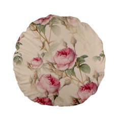 Roses-58 Standard 15  Premium Flano Round Cushions by nateshop