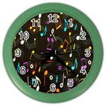 Fabric-65 Color Wall Clock Front